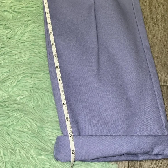 Women’s Chambray DICKIES Crop Roll Hem Work Pants Like New - Picture 8 of 14